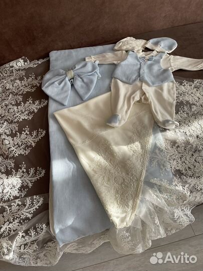 Конверт одеяло на выписку для мальчика