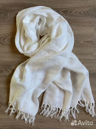 Палантины льняные новые. Разные цвета