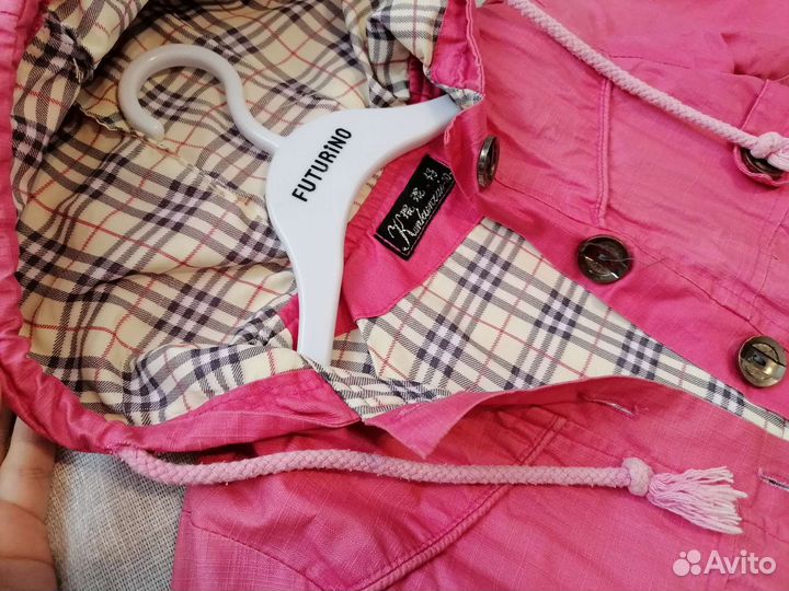 Плащ тренч для девочки 86 - 92