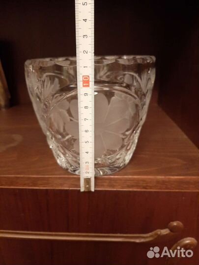 Ваза хрустальная времён СССР