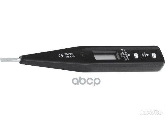 Тестер напряжения 12-220 В, жидкокристаллически