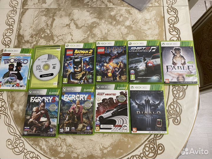 Лицензионные игры на xbox360