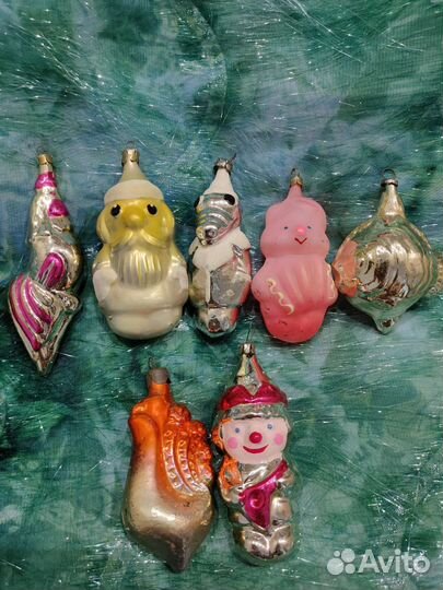 Елочные игрушки советские