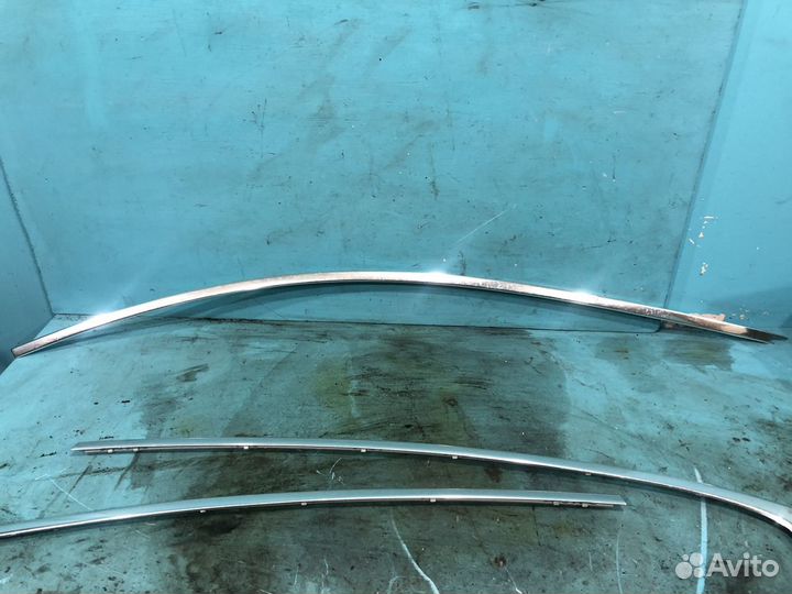 Окантовка стекла Jaguar XF 2011- Хром