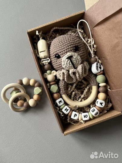 Именной держатель для соски