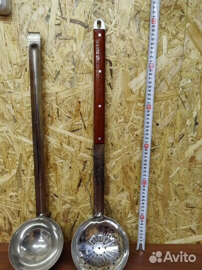 Половник и шумовка для казана