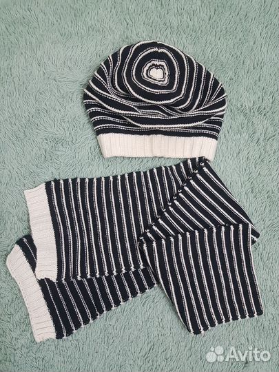 Комплект: Шапка-берет и Шарф