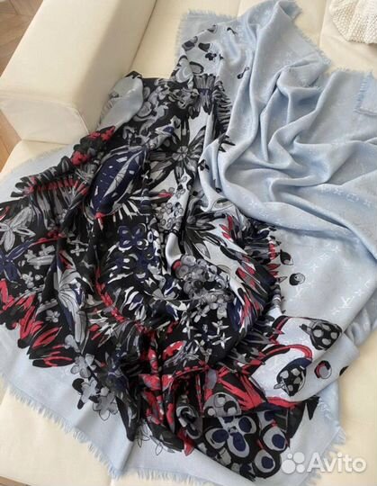 Палантин louis vuitton оригинал шарф платок