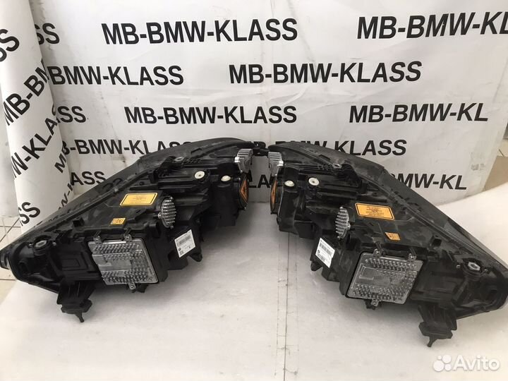 Комплект фар BMW X5 G05 Laser Shadow line Black