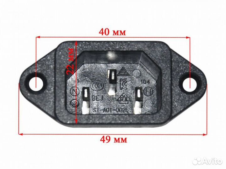 Разъём сетевой термопота Redmond RTP-M802