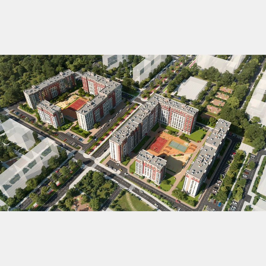 1-к. квартира, 51,6 м², 6/10 эт.