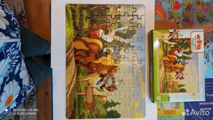 Пазл Три богатыря 60 деталей