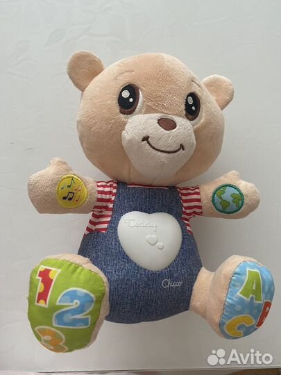 Игрушка Chicco Teddy Emotion Мишка говорящий