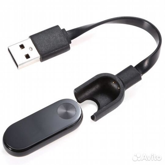 USB-кабель для зарядки xiaomi MI band 2/3(черный)