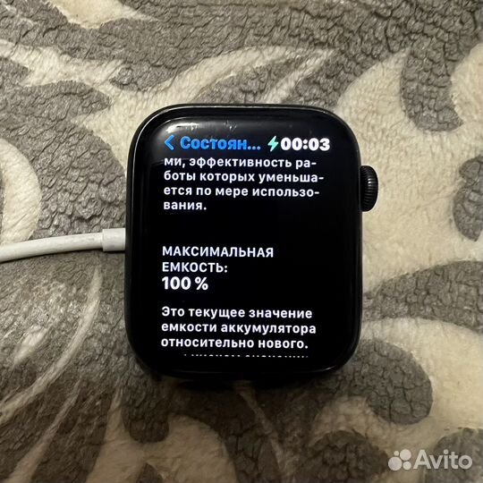 Apple watch se 44mm 100акб