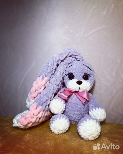 Вязаная игрушка в подарок Валентинка