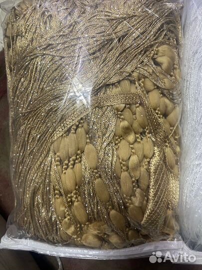 Шторы нити (кисея) с воздушными цепочками