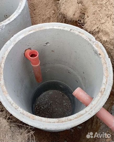 Септик из бетонных колец / Септик под ключ
