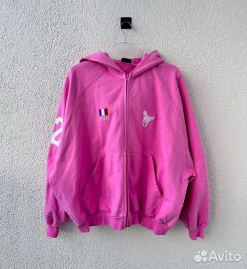 Зип худи Balenciaga x polo