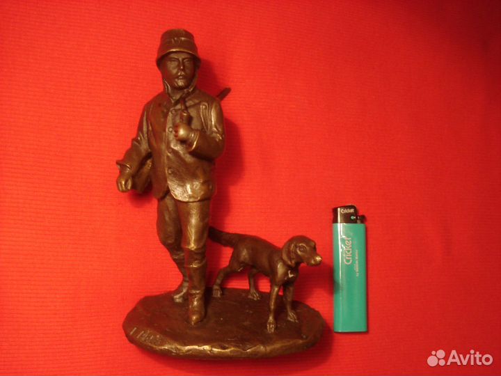Охотник с Ружьем Германия Доичланд Бронза 1935г