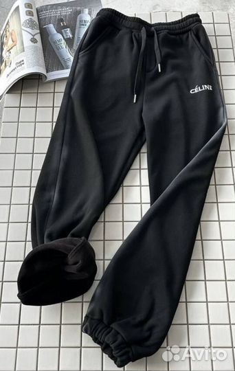 Штаны на флисе Celine