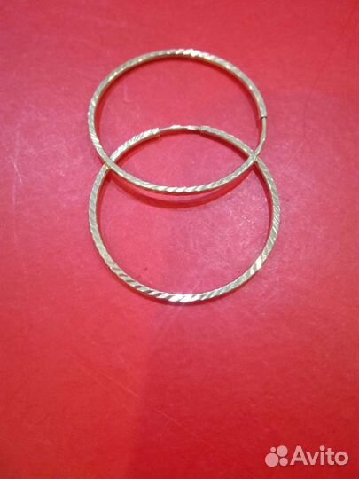 Золотые серьги серьги конго