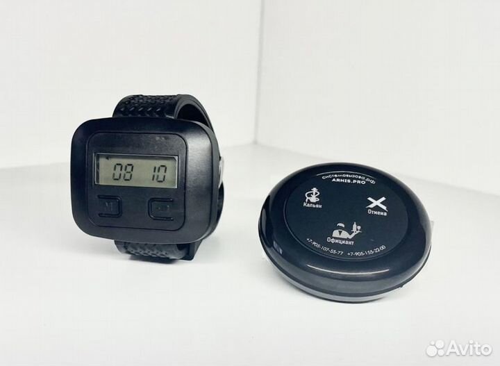 Часы браслет официанта, кнопка вызова официанта