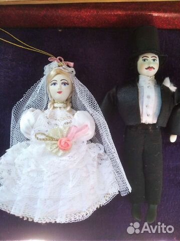 Миникуклы жених и невеста