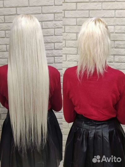 Наращивание волос микро капсулами