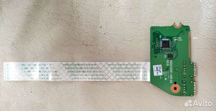 USB плата и Разьем питания ноутбука Tohsiba