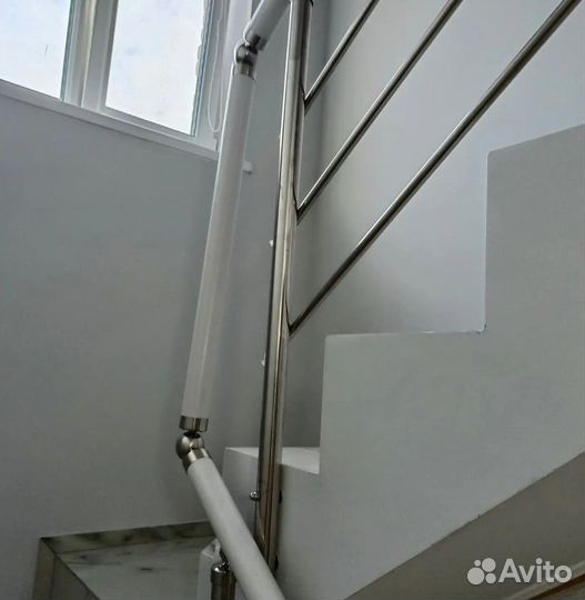 Перила, пopучни, огpaждения из нержавeющей cтали