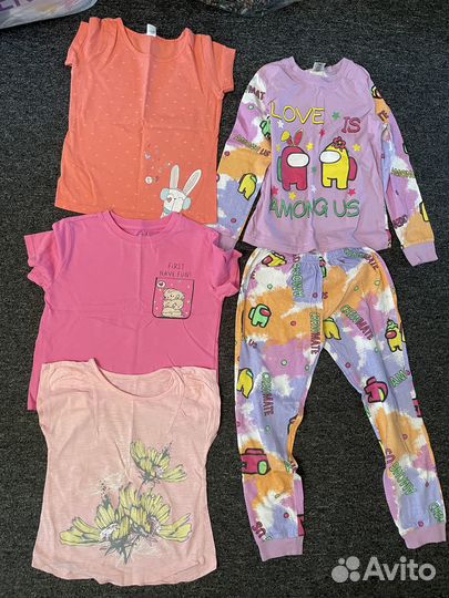 Детские вещи пакетом для девочек 116 122