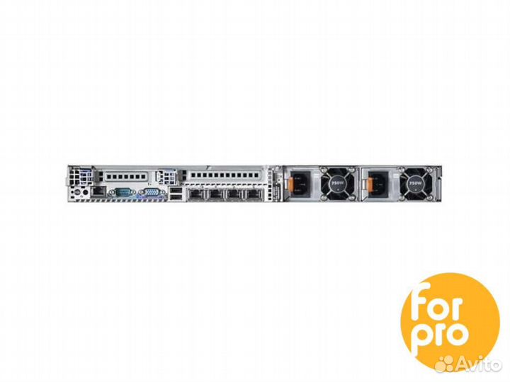 Сервер dell R620 8SFF 2xE5-2620 64GB, H710