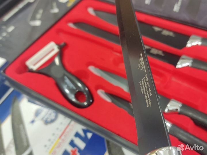 Набор ножей merkury черный