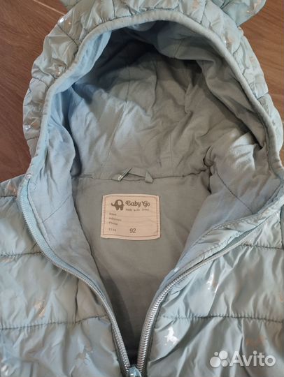 Куртка демисезонная для девочки 92