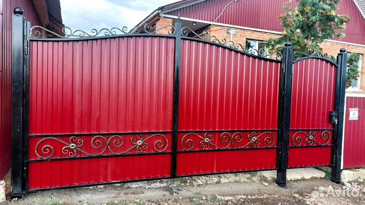 Ворота с калиткой