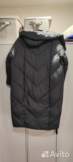 Пуховик зимний длинный женский 50 52