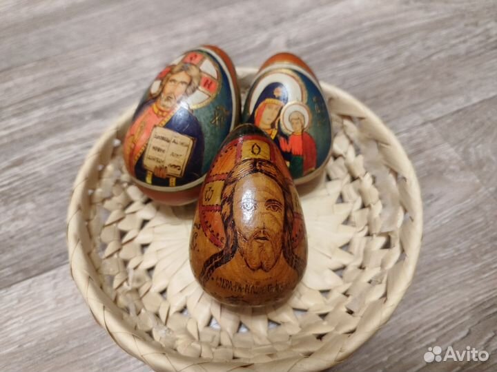 Яйца деревянные Пасха