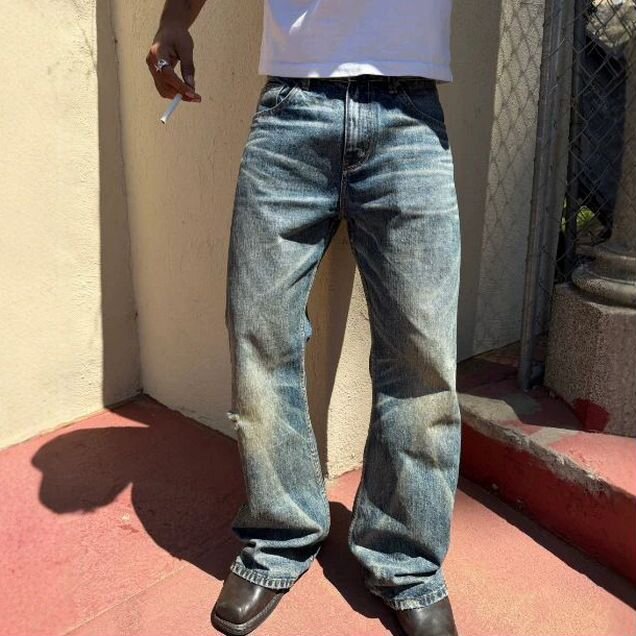 Джинсы клеш Bootcut Balenciaga / Archive
