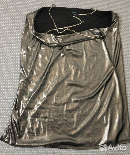 Платье вечернее коктейльное серебро 42 44