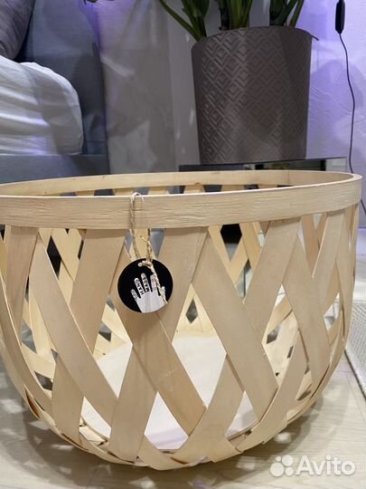 Корзина плетеная IKEA