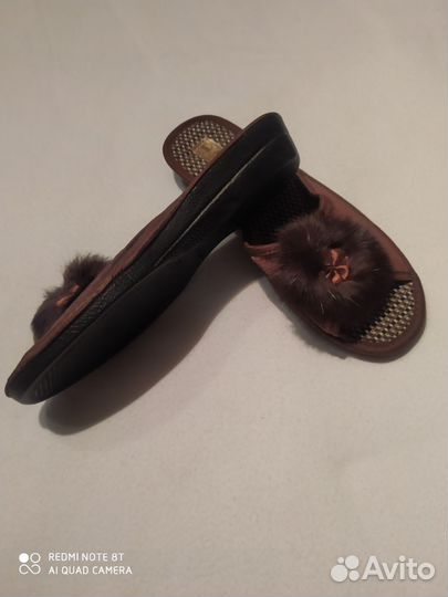 Женские домашние тапочки