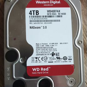 Жесткий диск Western Digital Red 4TB WD40efax