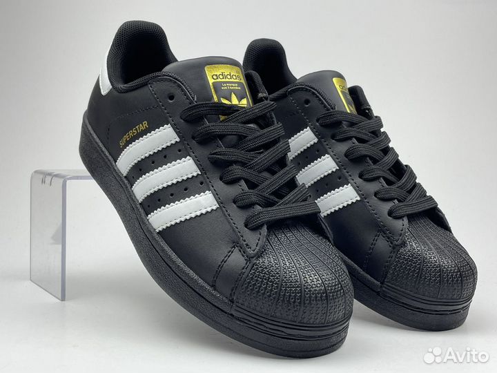 Кеды adidas superstar кожанные женские