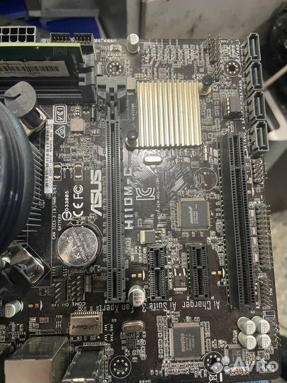 Комплект процессор Intel Core i5-7500 + Asus h110m