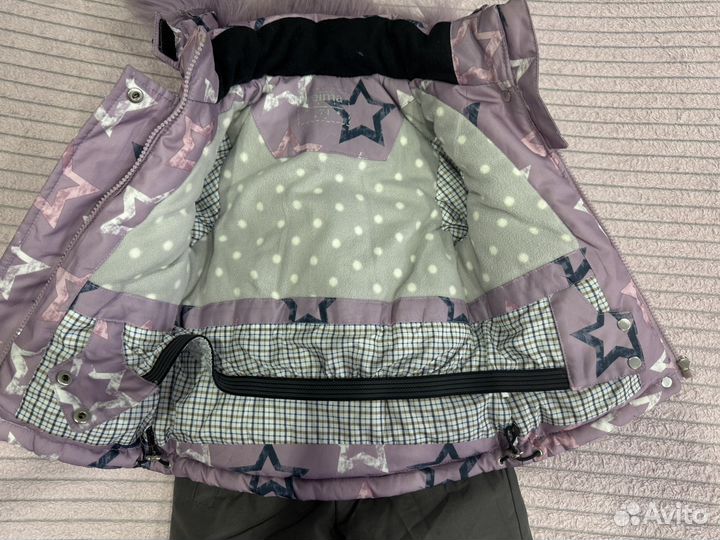Зимний комбинезон для девочки рост 74