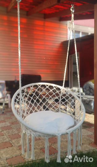 Кресло гамак навесное с подушкой