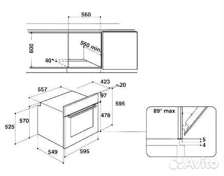Духовой шкаф hotpoint-ariston GA2 124 WH HA
