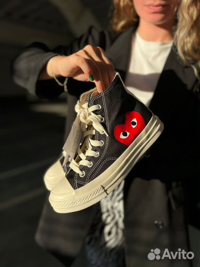 Converse play comme des garcons женские