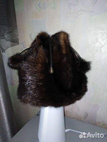 Шапка норковая женская